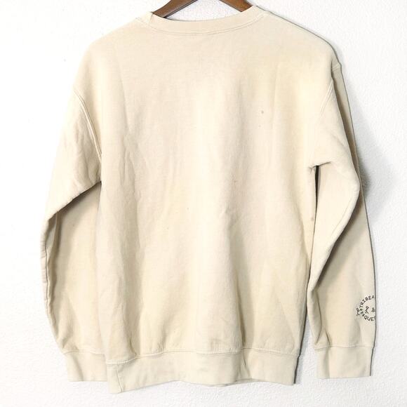 A Tribe Called Quest Sweatshirt Cream Size Small Hip Hop Graphic Streetwear - Picture 2 of 6